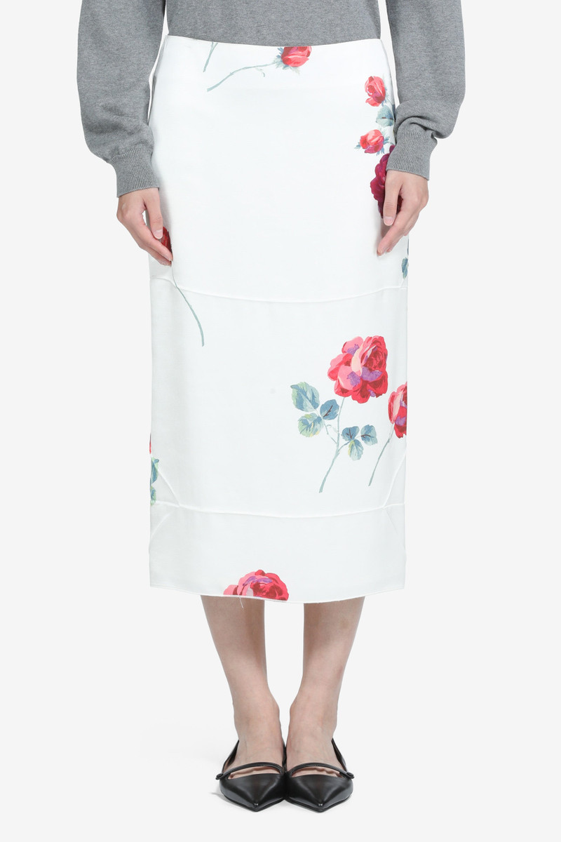 PENCIL SKIRT WITH FLORAL PRINT 1