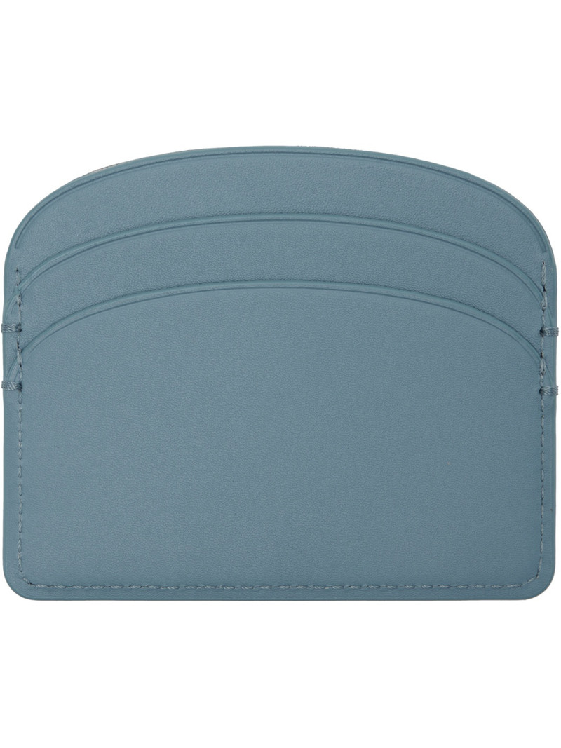 A.P.C. A. P.C. Blue Demi-Lune Card Holder outlook
