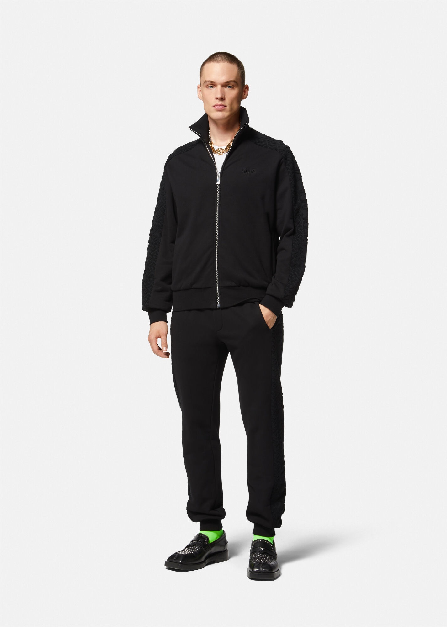 Versace Allover Terry Sweatpants - 2