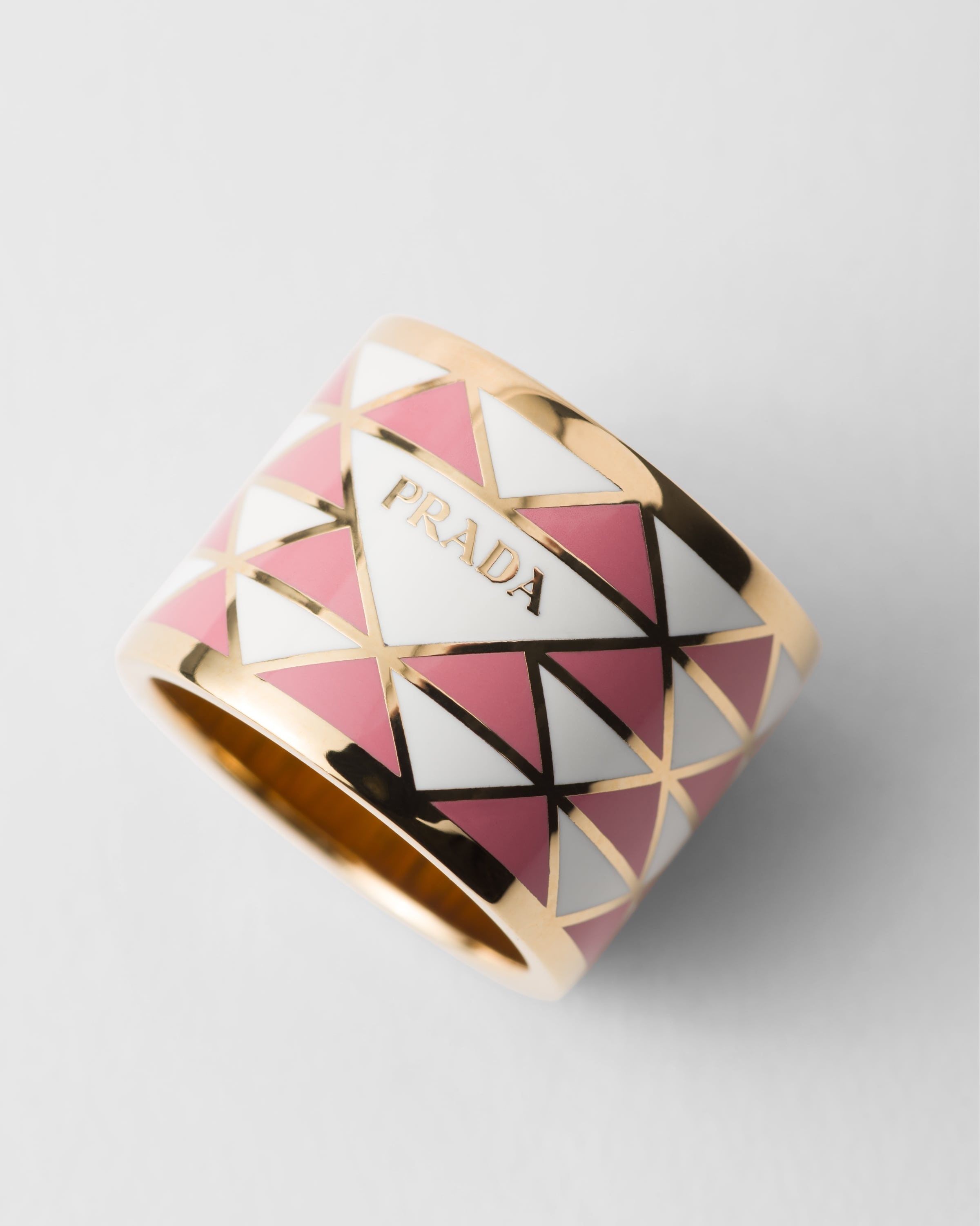 Enameled metal ring - 2