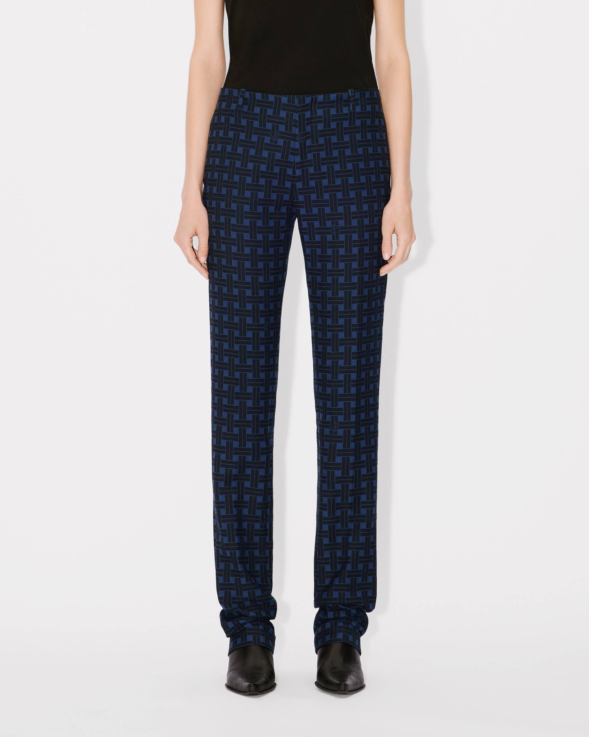 'KENZO Weave' cigarette pants - 4
