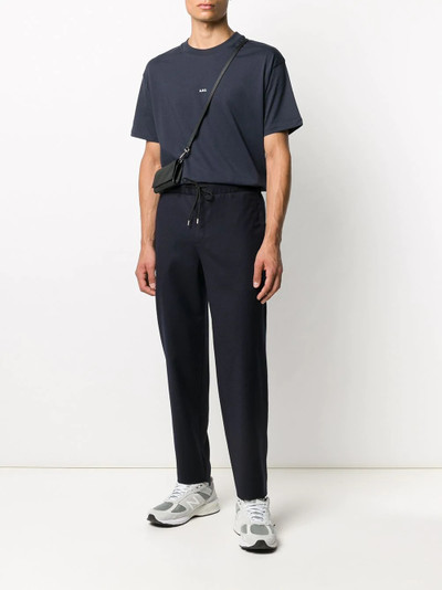 A.P.C. drawstring waist straight leg trousers outlook