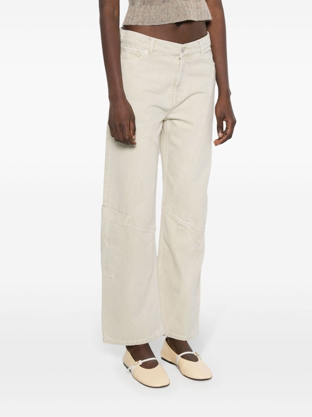 Beverly low-rise straight-leg jeans - 3