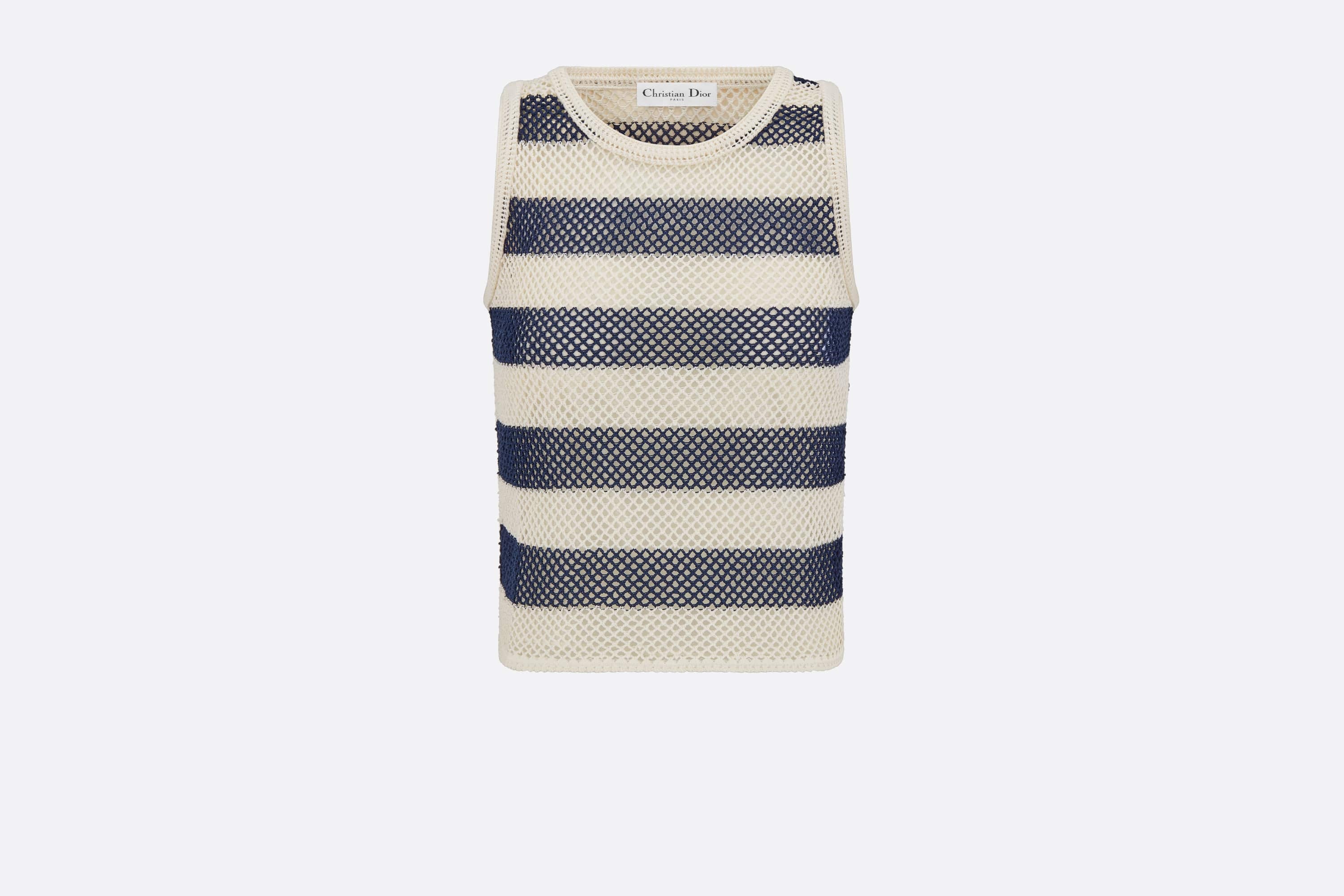 Dior Marinière Sleeveless Top - 1