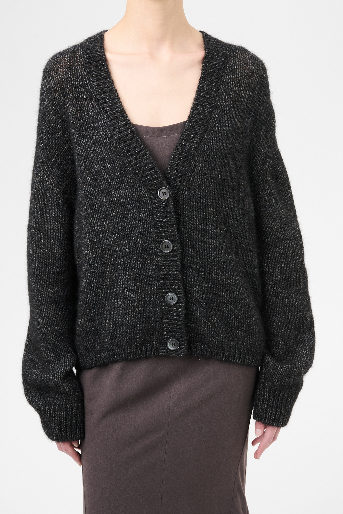 Academy Cardigan Pepe Nero Airy Alpaca - 4