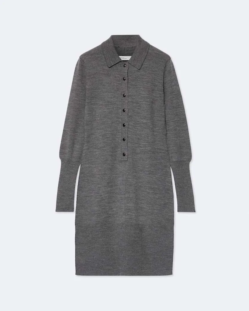 COYTE MERINO WOOL POLO DRESS - 1