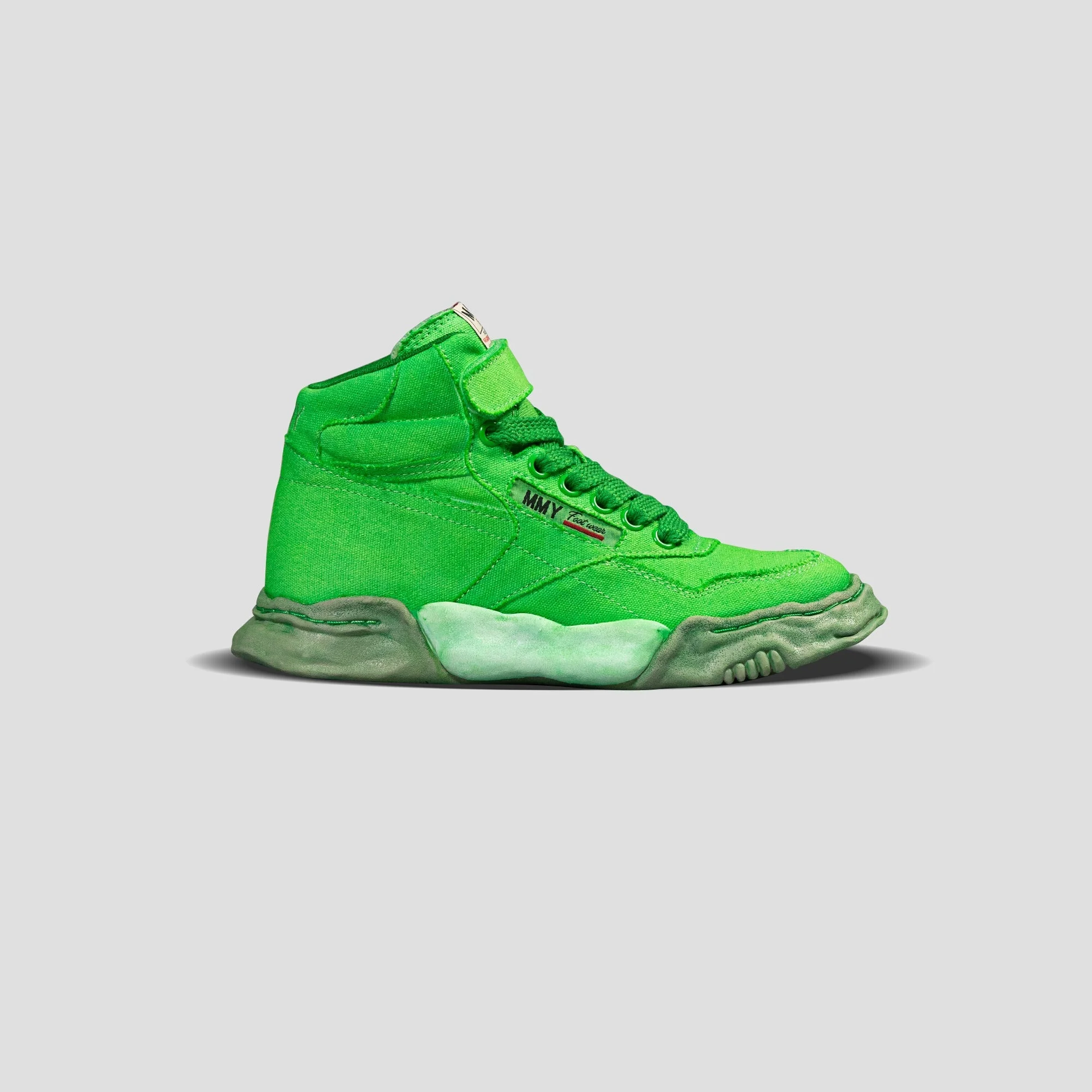 FREDDIE OG SOLE MID-TOP OVER DYED CANVAS SNEAKERS - 1