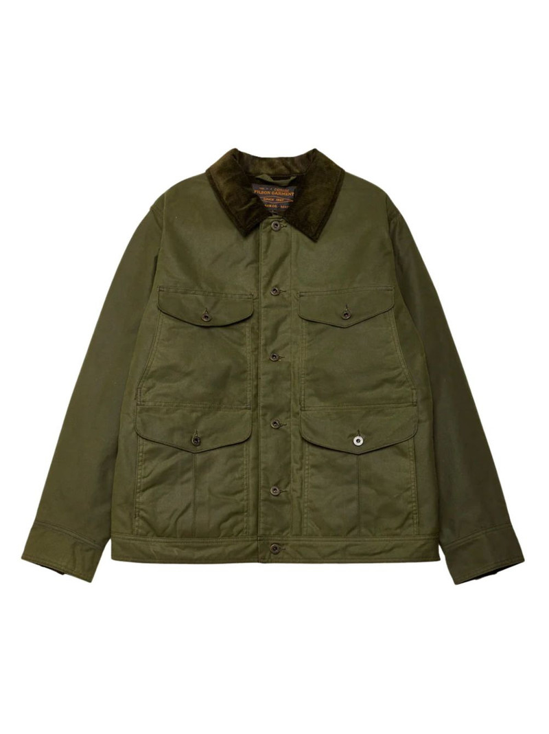 Journeyman pocketed corduroy-collar jacket 1