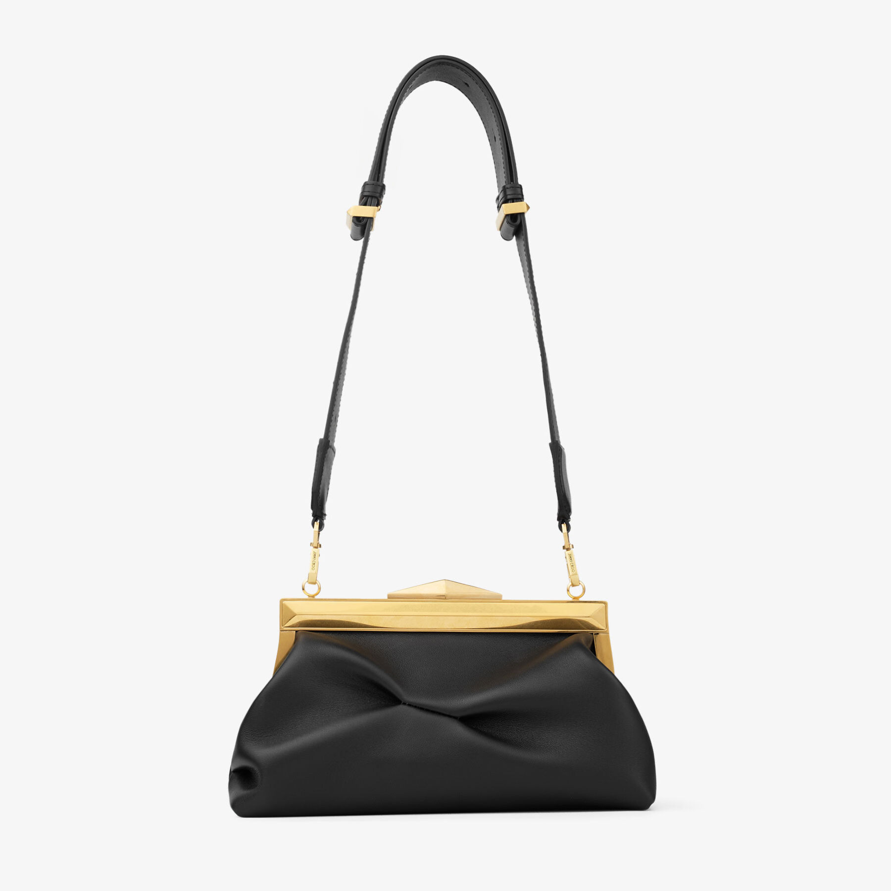 Diamond Frame Clutch/S
Black Leather Clutch Bag - 6