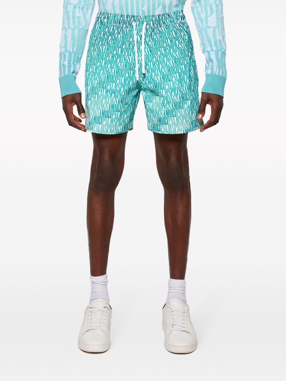 x Palm Springs graphic-print swim shorts - 4