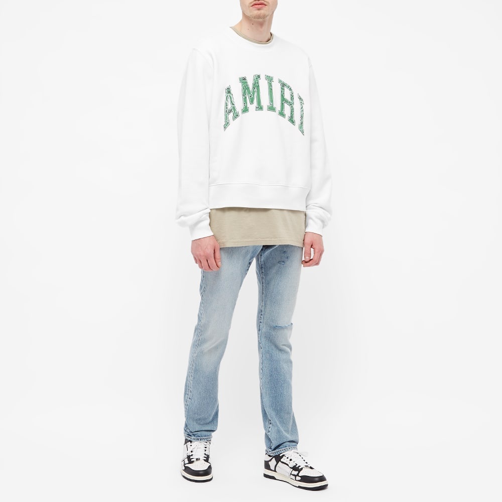 Amiri Varsity Crew Sweat - 6