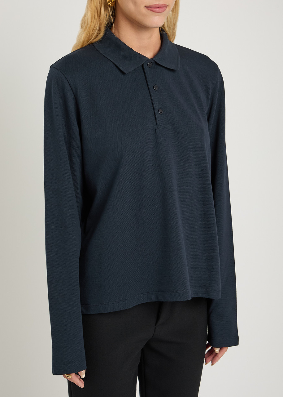 Flore Flore Diana Cotton Piqué Polo Shirt - 2