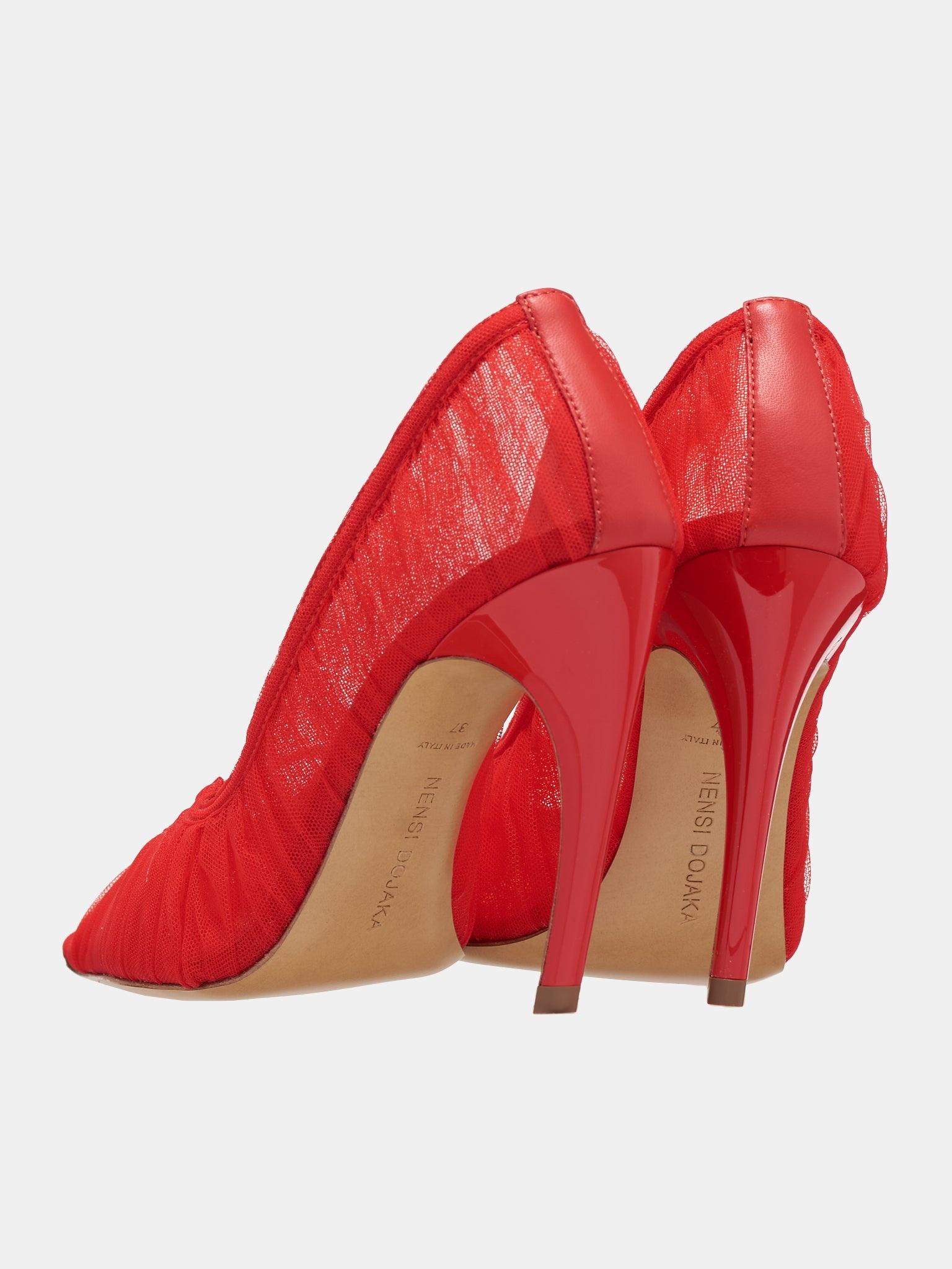 Tulle Stiletto Pumps - 5