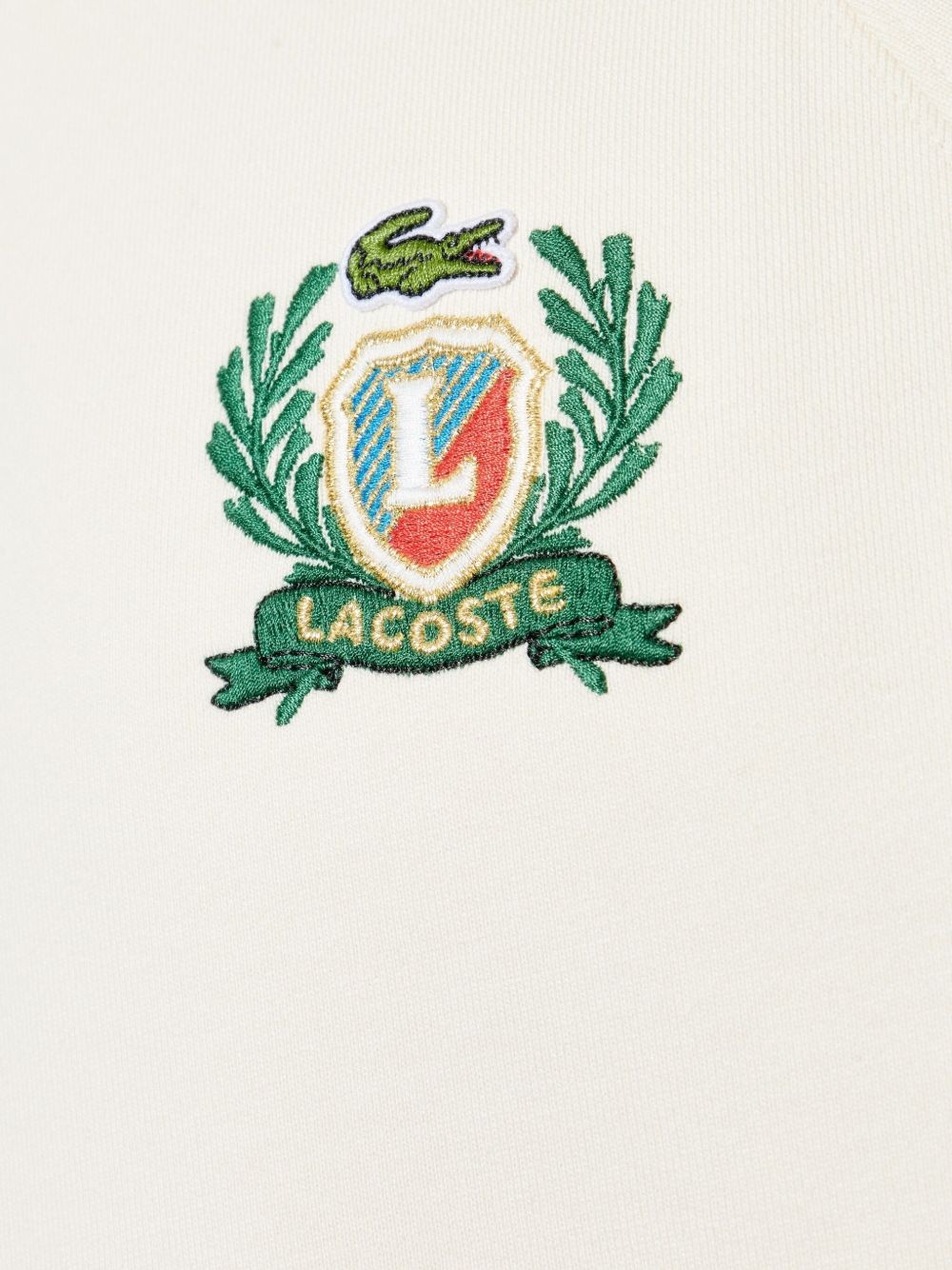 embroidered-emblem sweatshirt - 5