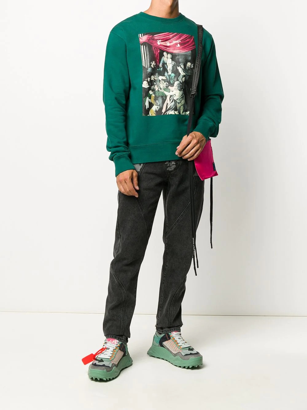 Caravaggio print sweatshirt - 2