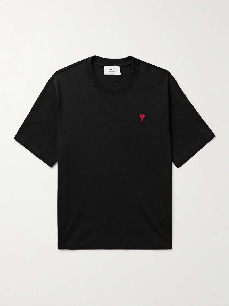 Logo-Embroidered Organic Cotton-Jersey T-Shirt - 1