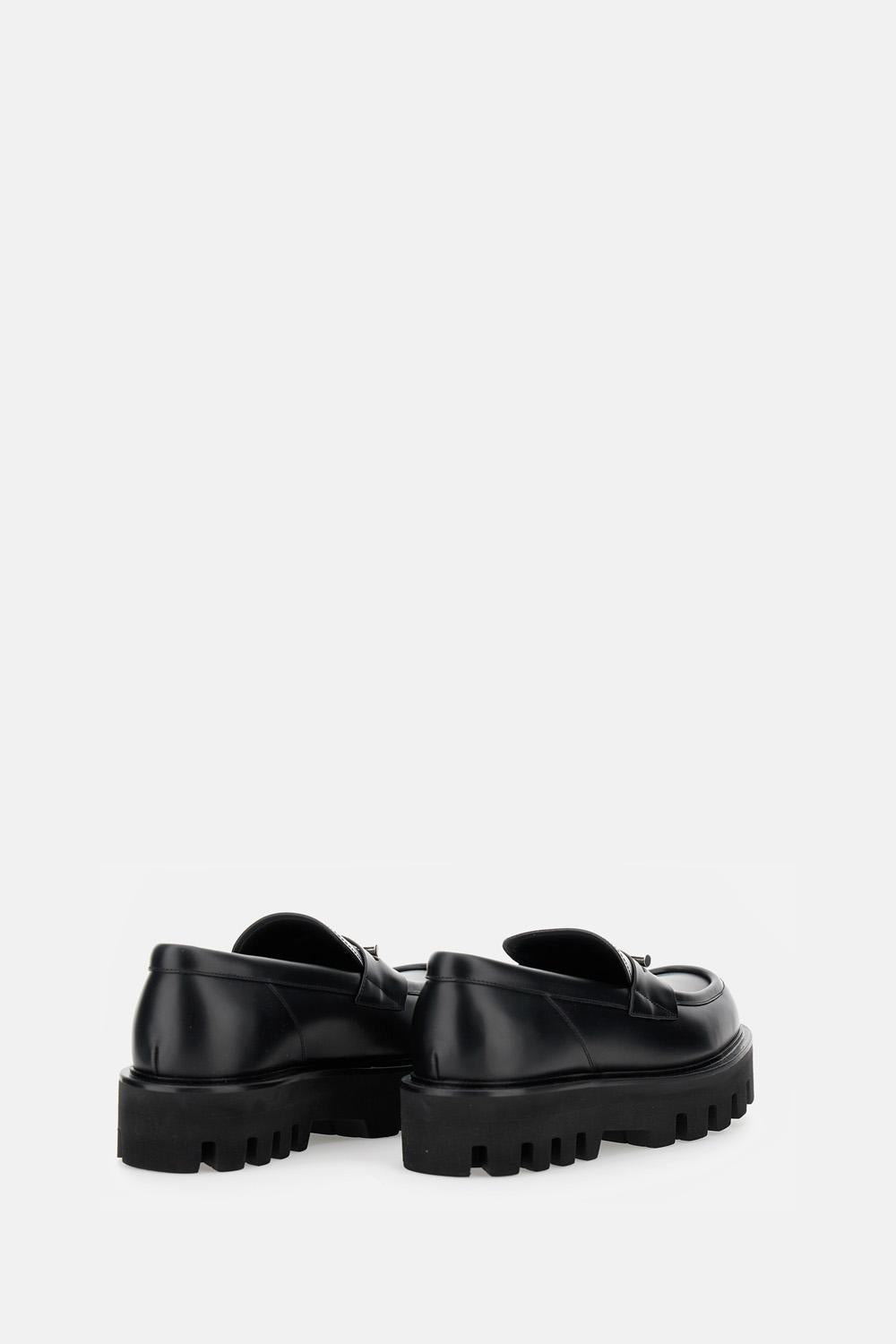 CALF LEATHER LOAFERS - 3