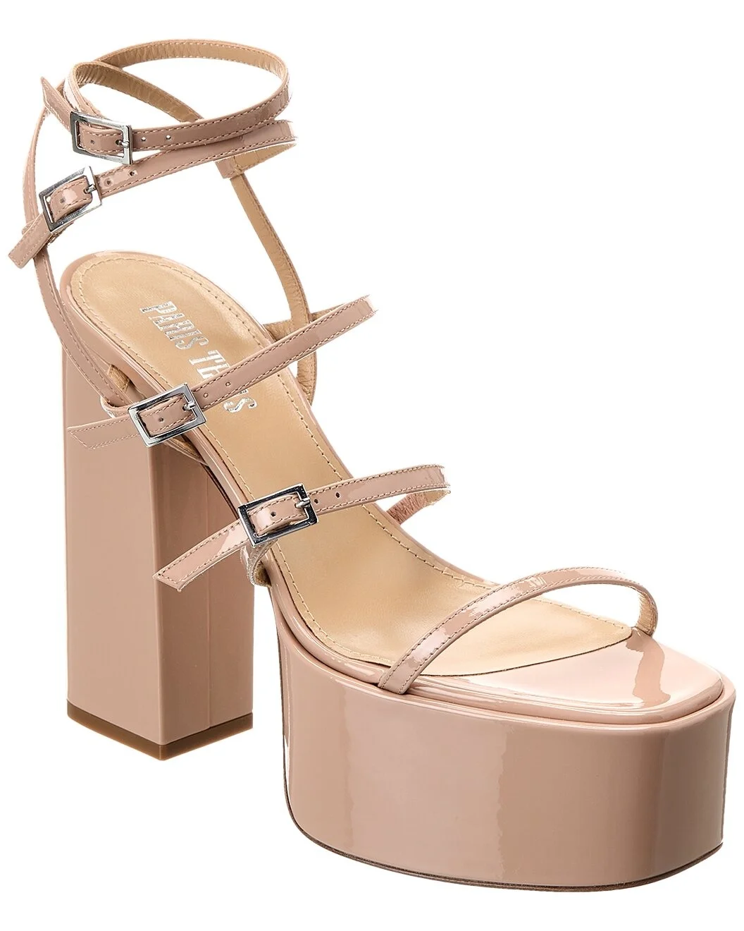 Paris Texas Jessica Patent Platform Sandal - 1