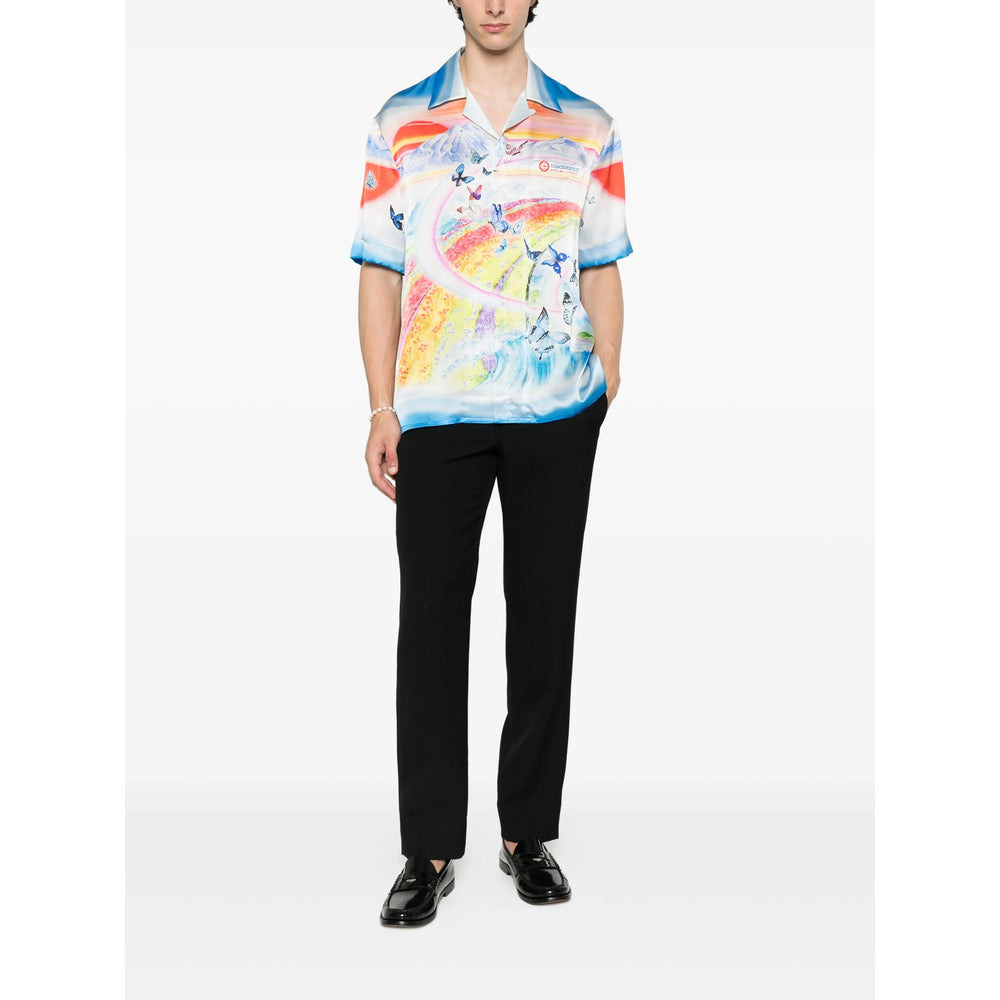 Casablanca Blue Shirts Men - 4