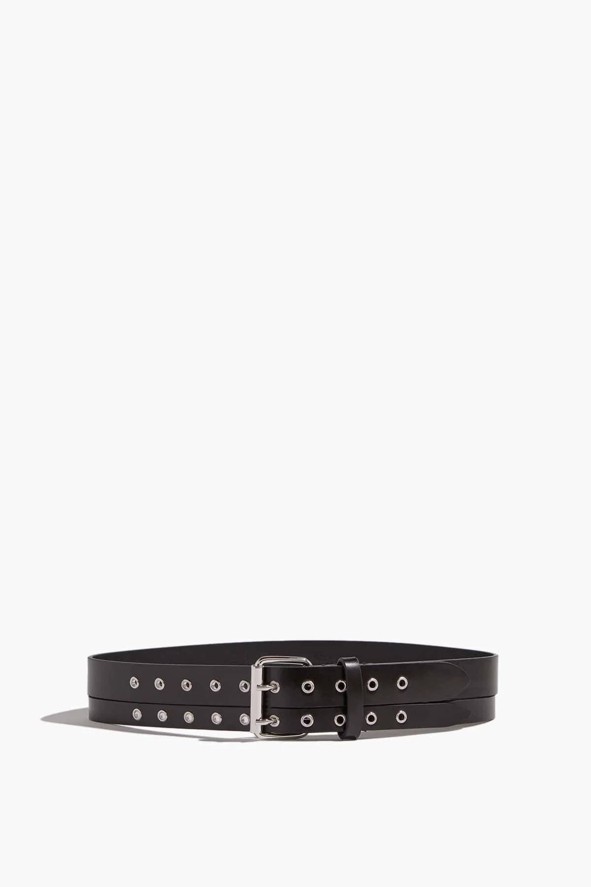 Split Belt in Black/Silver - 1