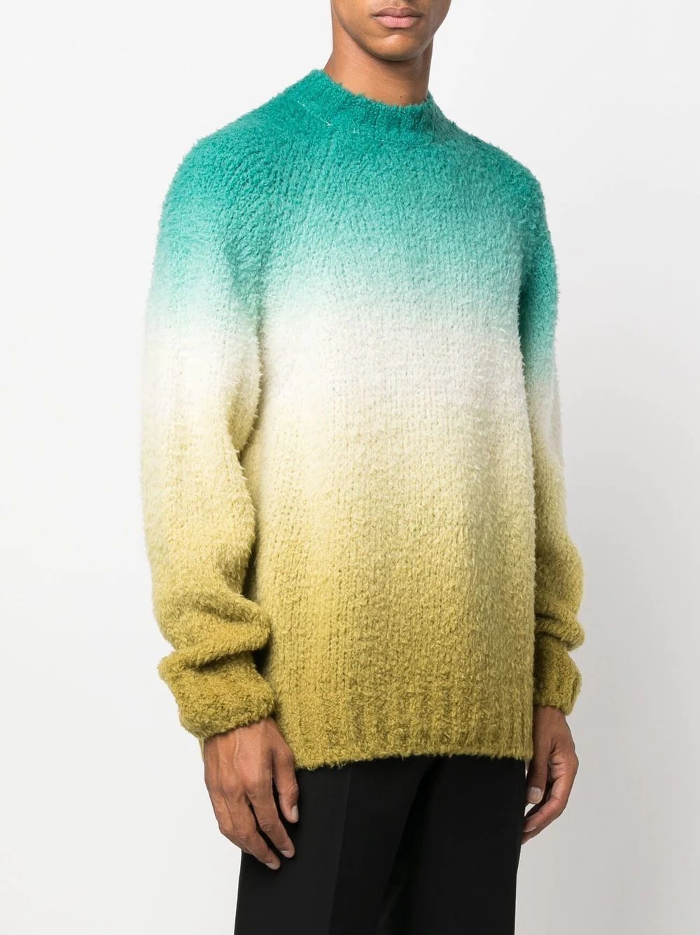 gradient-effect knitted jumper - 3