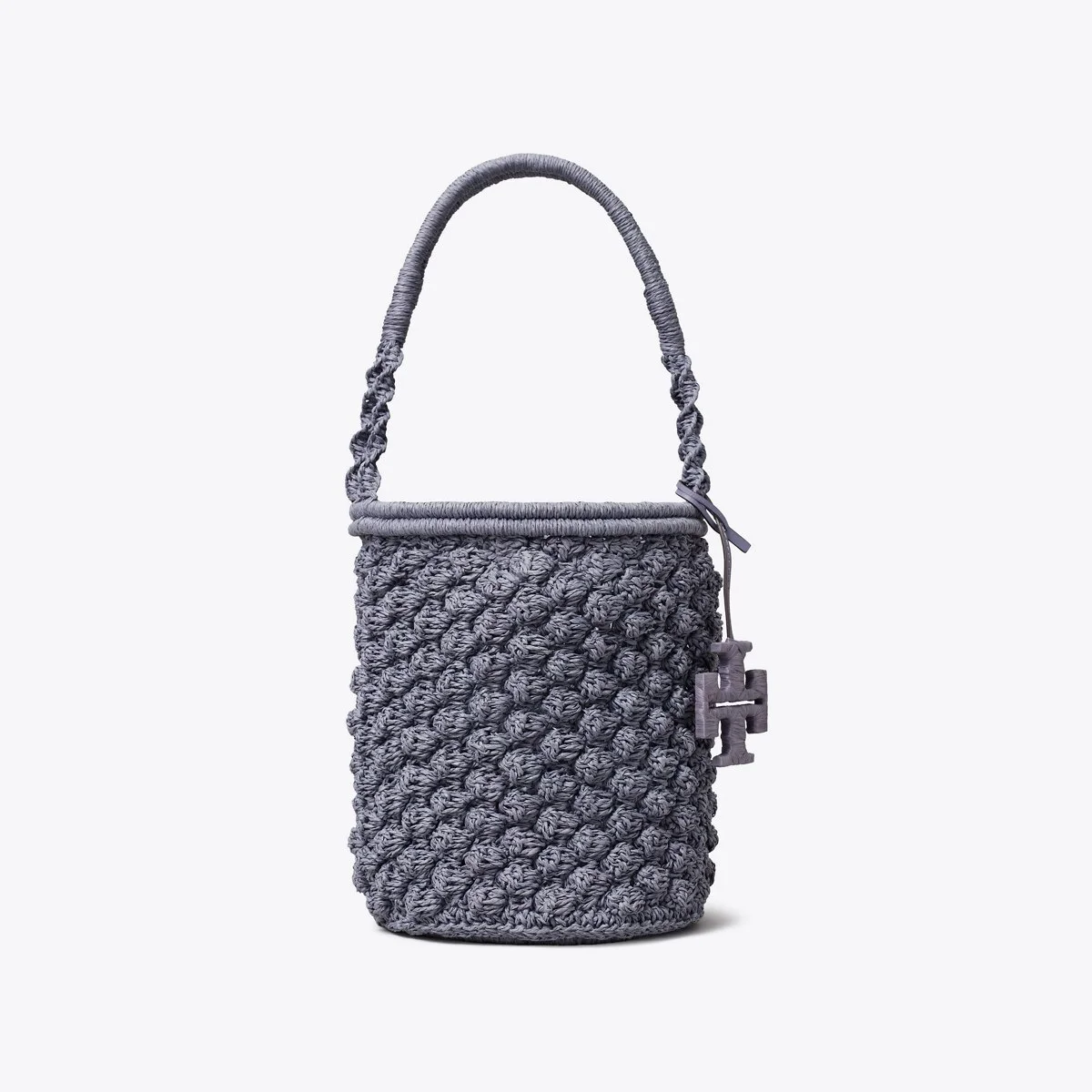 Ella Hand-Crocheted Popcorn Bucket Bag - 1
