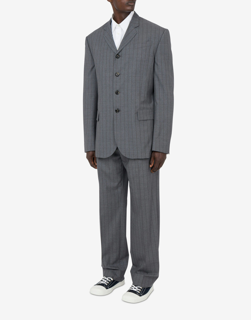 Moschino WOOL PINSTRIPE JACKET outlook