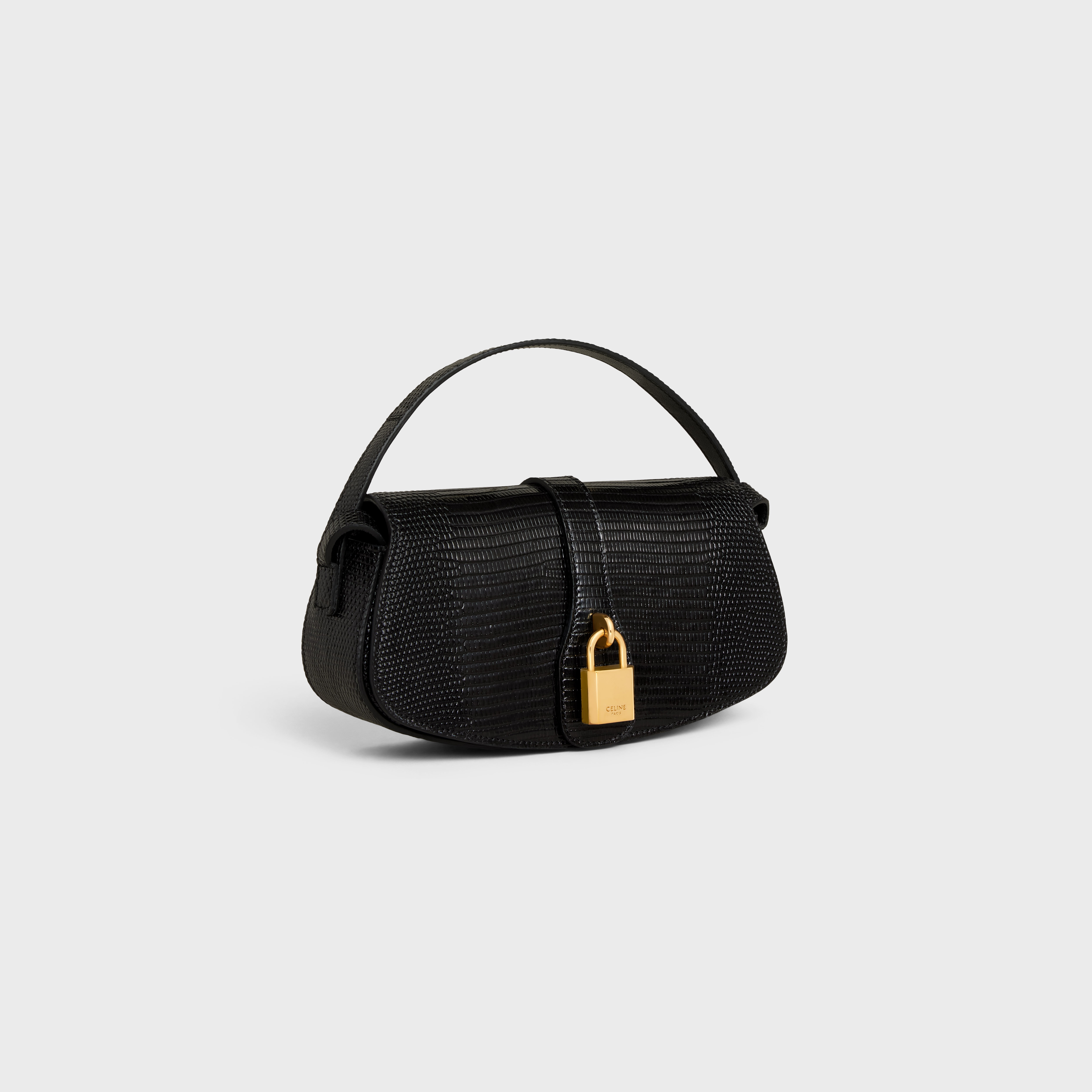 CLUTCH ON STRAP TABOU in lizard - 2