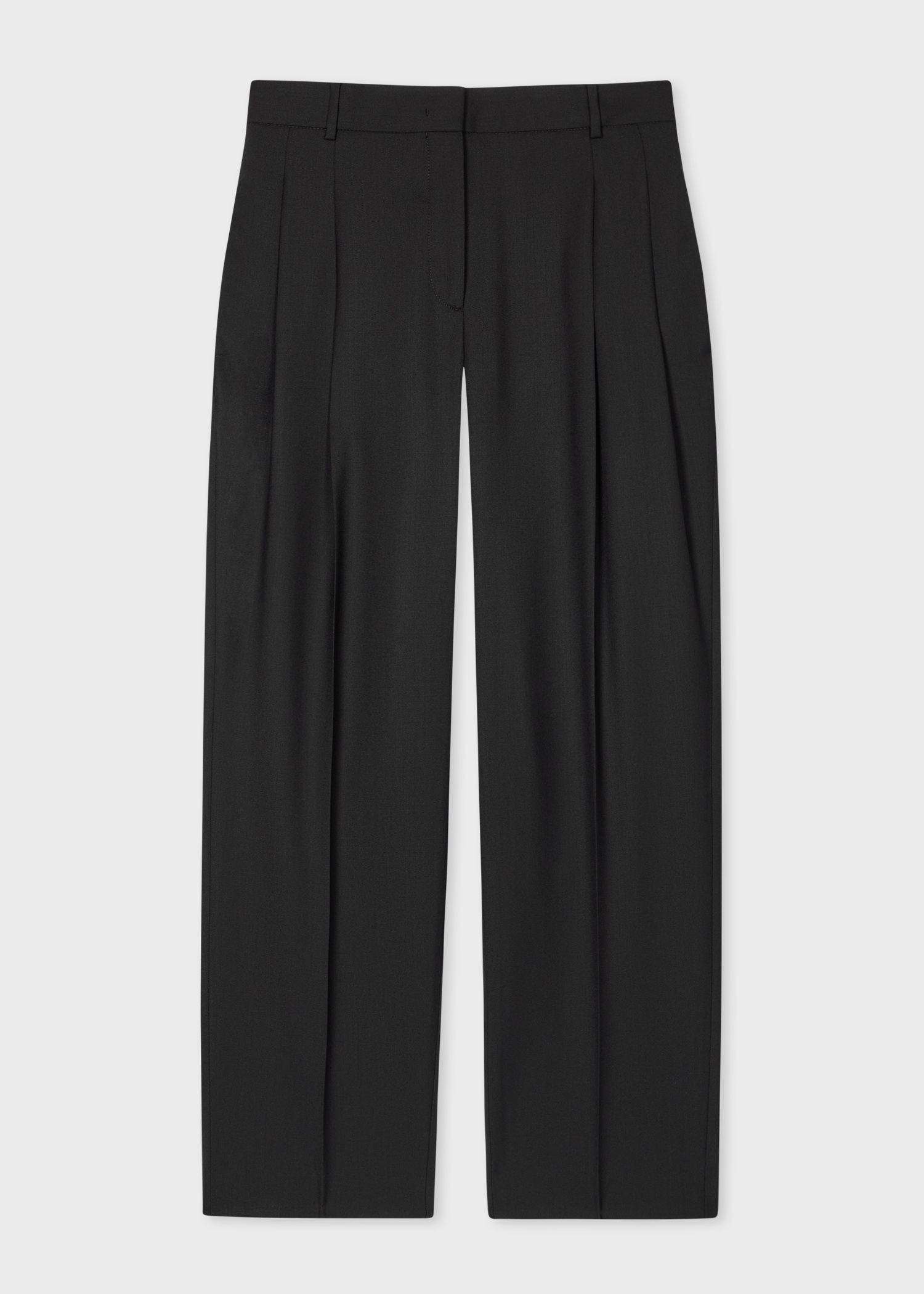 Women's A Suit To Travel In - Black Wool Suit - 5
