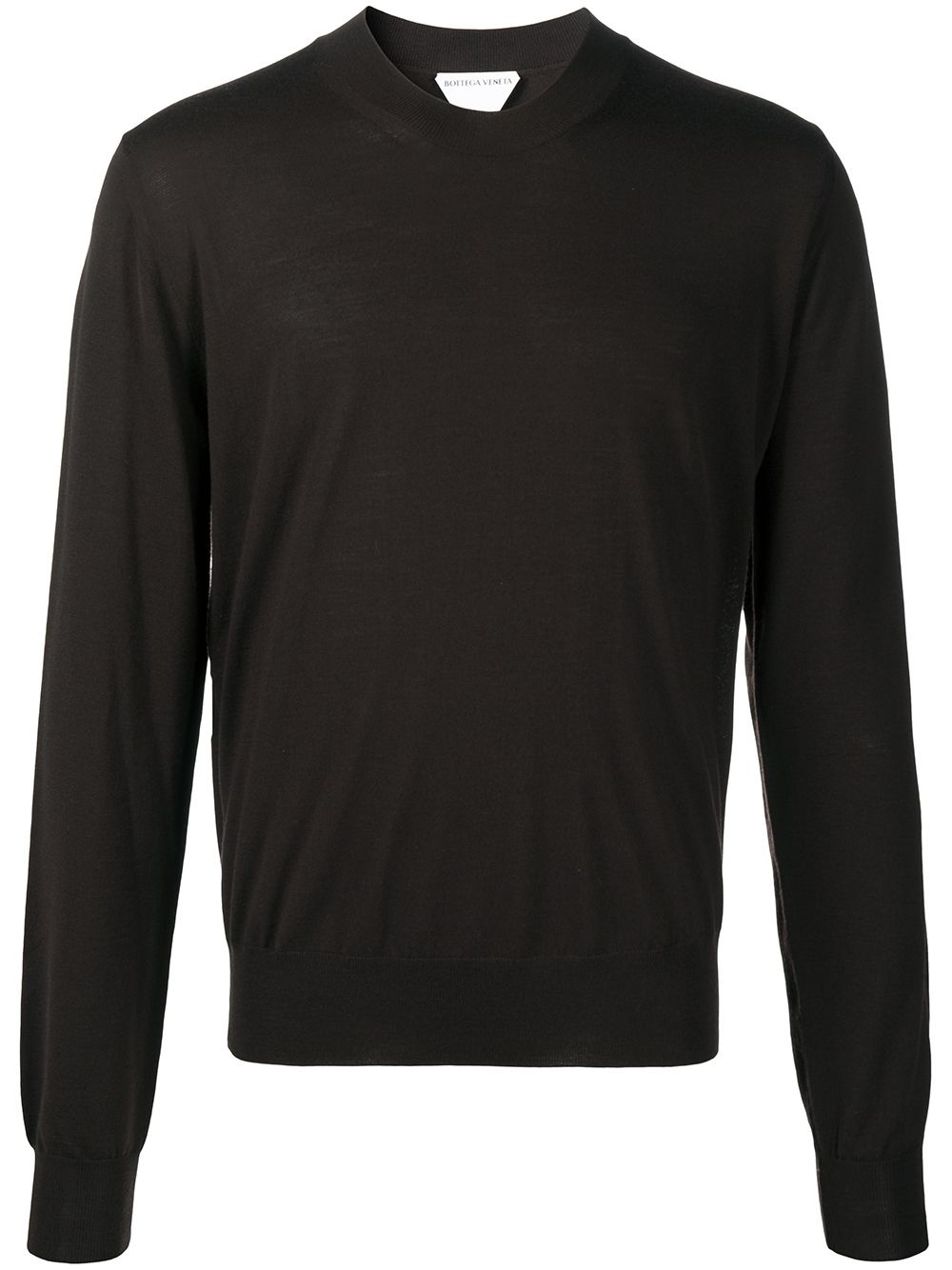 crew neck wool jumper - 1