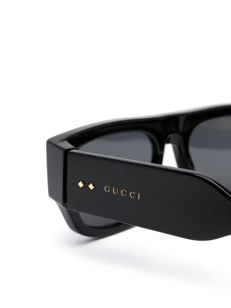 stud square-frame sunglasses 3
