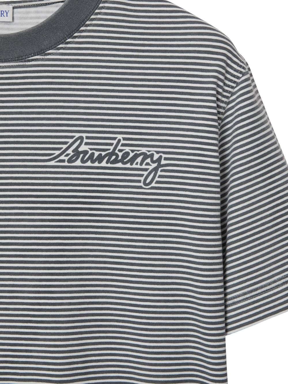 striped cotton T-shirt - 2