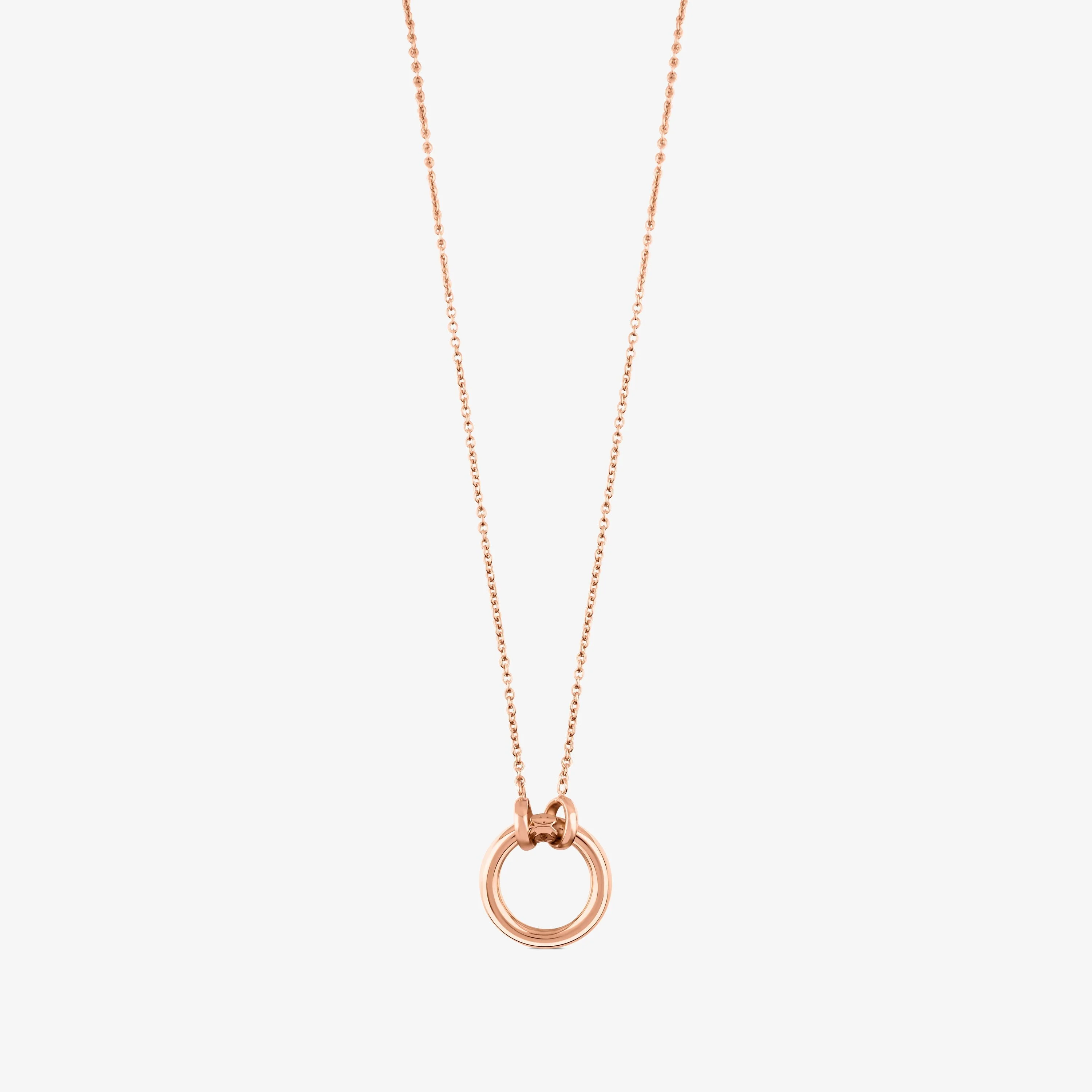 Rose 18K gold vermeil TOUS Hold Necklace 1,6cm. - 1