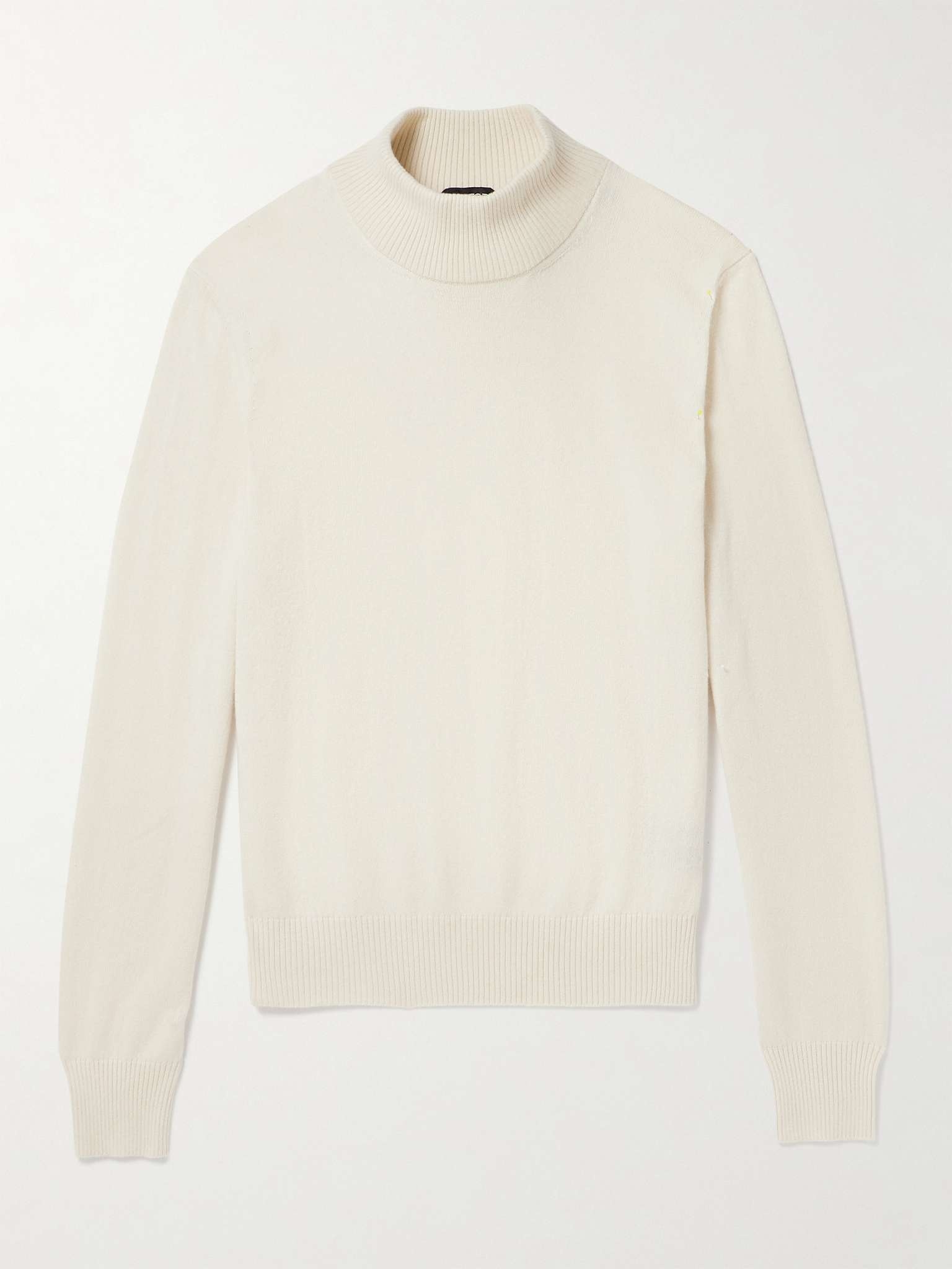 Cashmere Mock-Neck Sweater - 1