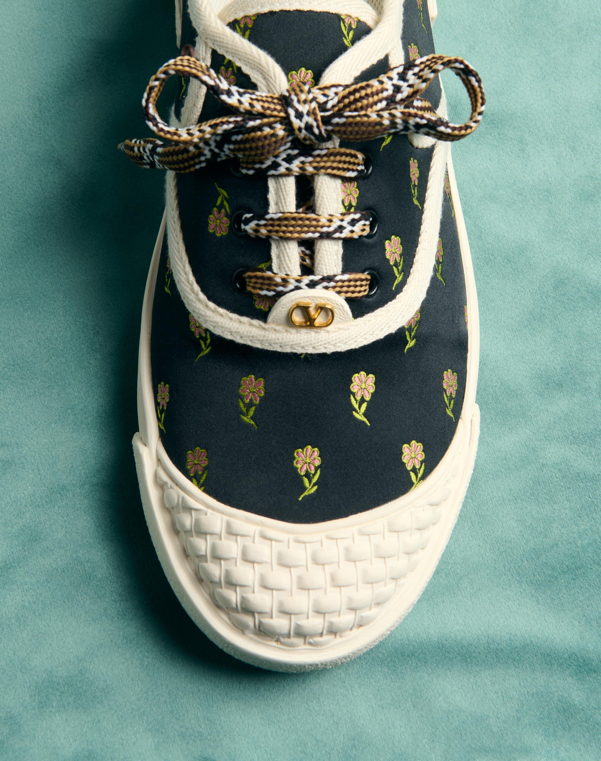 BAY BY BAY SNEAKERS IN PAPIER FLORAL FABRIC - 11