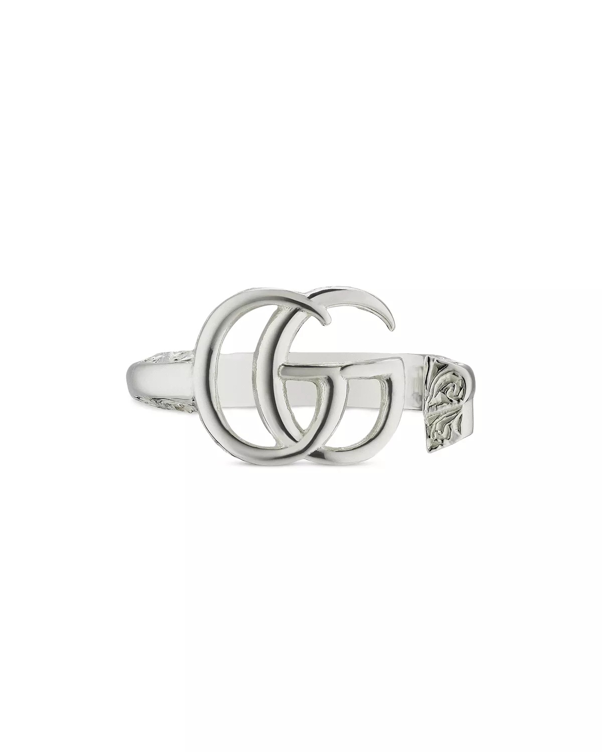 Sterling Silver Marmont Double G Key Ring - 1