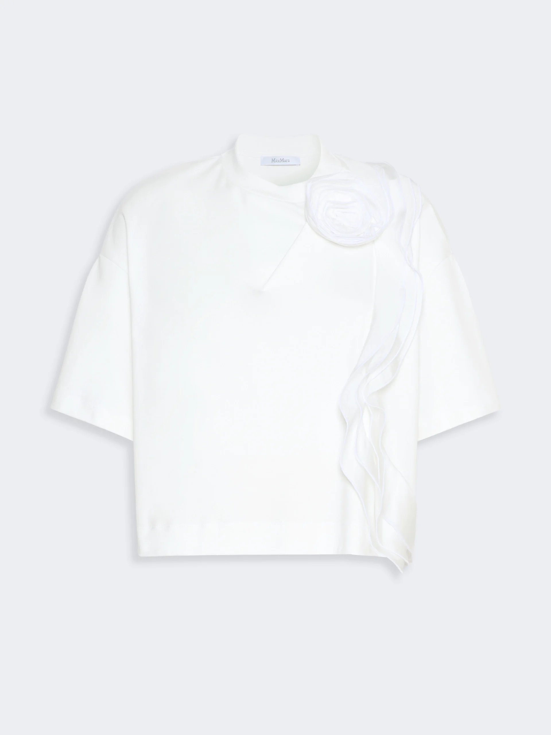 ERA Frilly jersey T-shirt - WHITE - 1