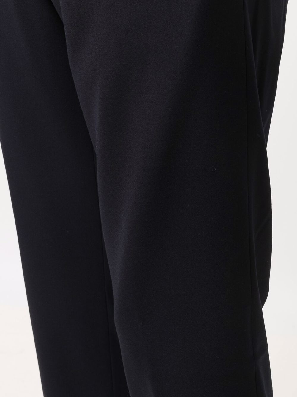 elasticated waistband tapered trousers - 5