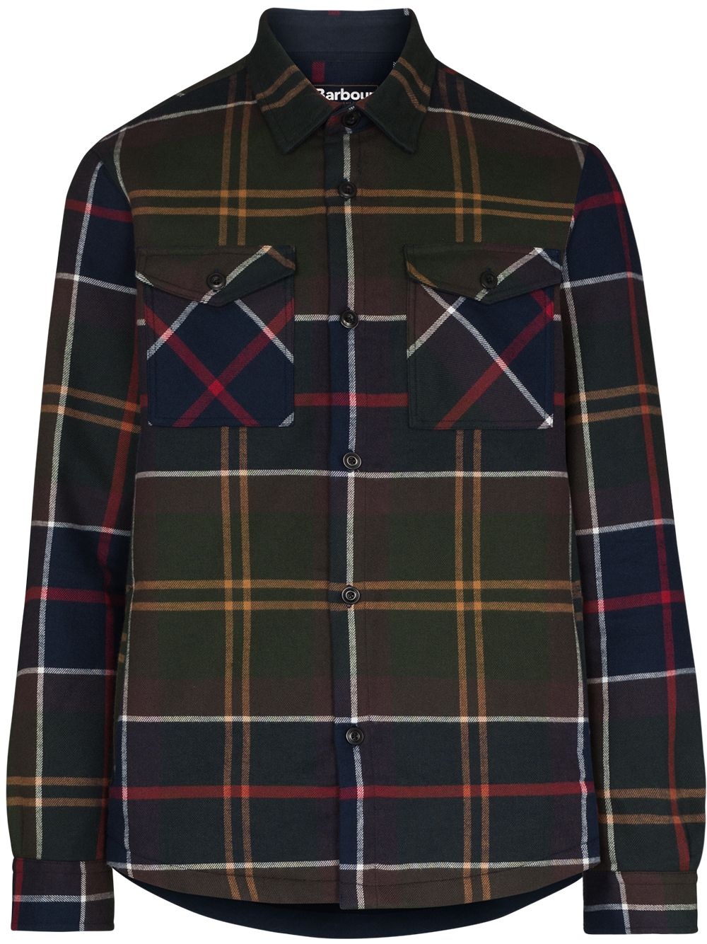 tartan check print shirt - 1