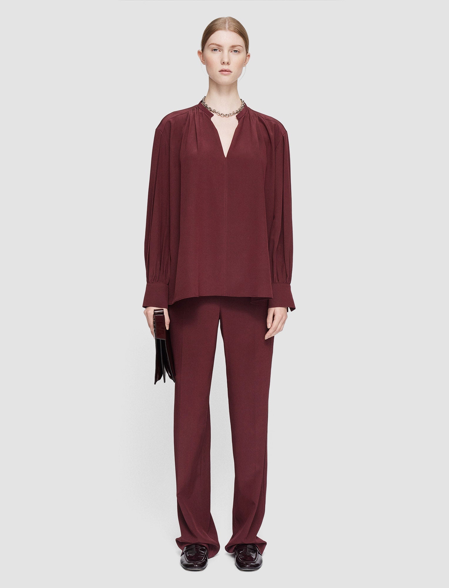 Silk Crepe de Chine Blondel Blouse - 2