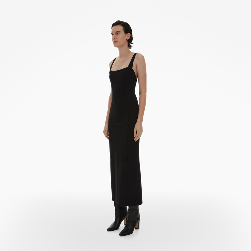 RIBBED ASYMMETRIC MAXI DRESS 5