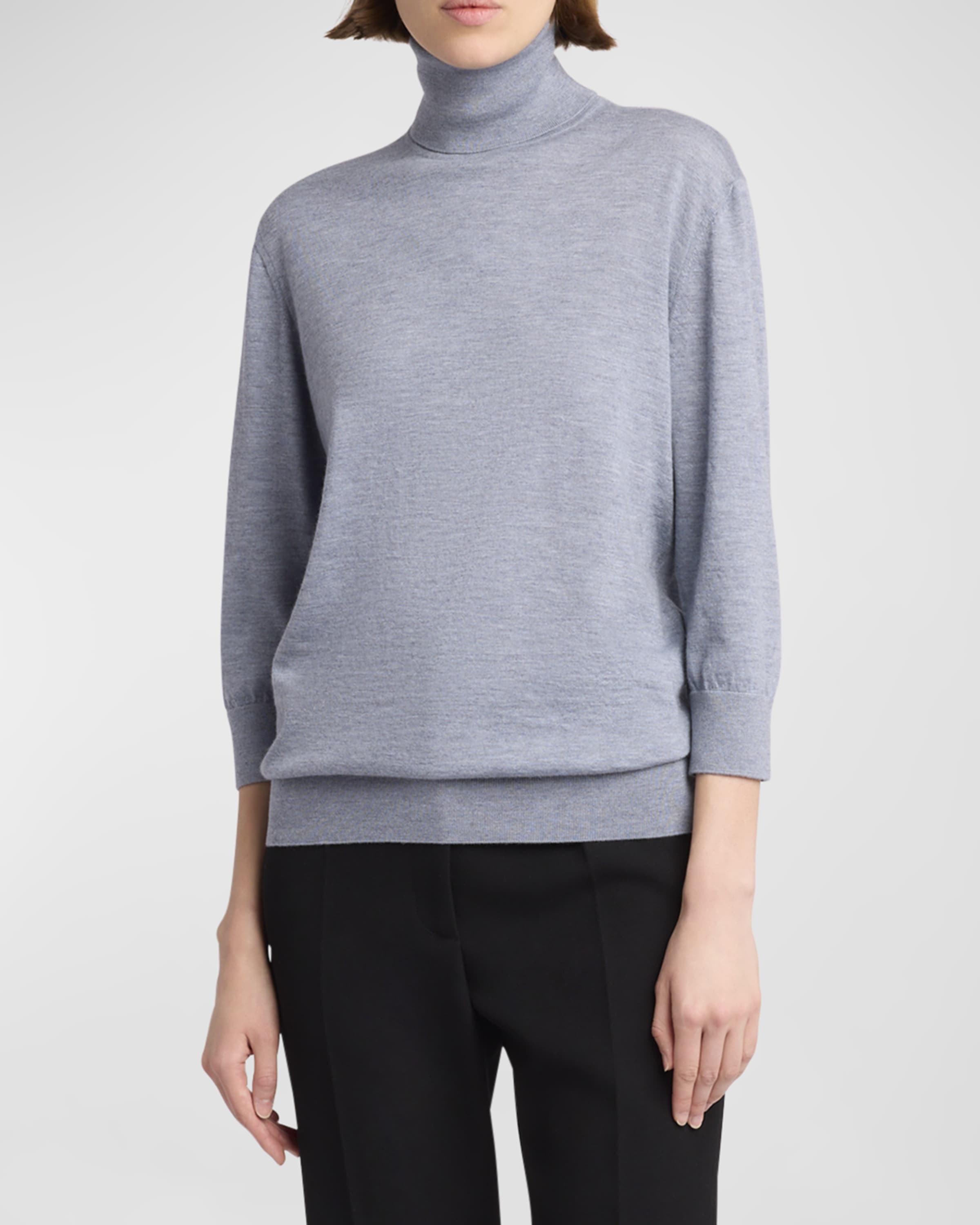 Hevos Cashmere Turtleneck Top - 2