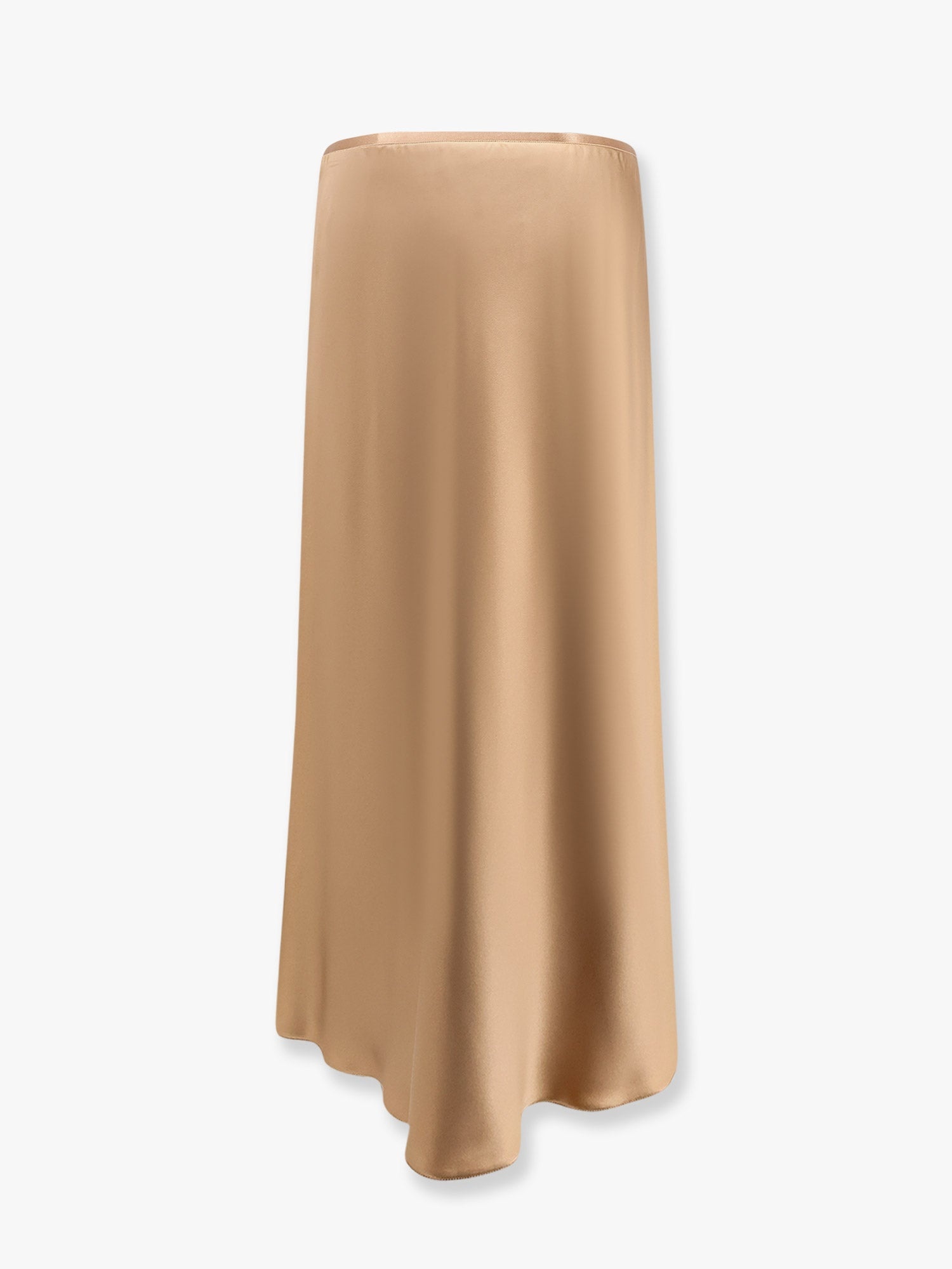 ★Max Mara★ Satin Long Skirt Beige 2511101018600031 Max Mara Leisure Alessio Straight Satin Midi Skirt | Neiman