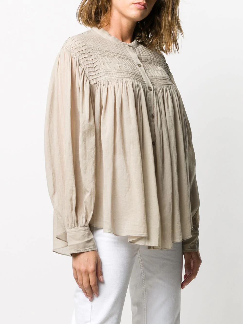 Plalia puff-sleeve top - 3