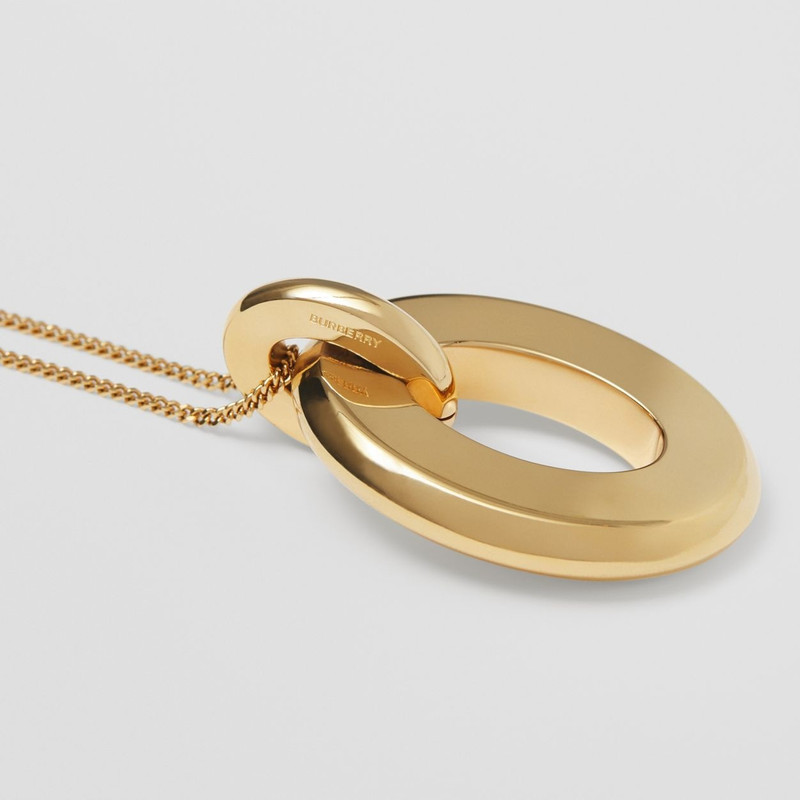 Gold-plated Cut-out Detail Necklace 5