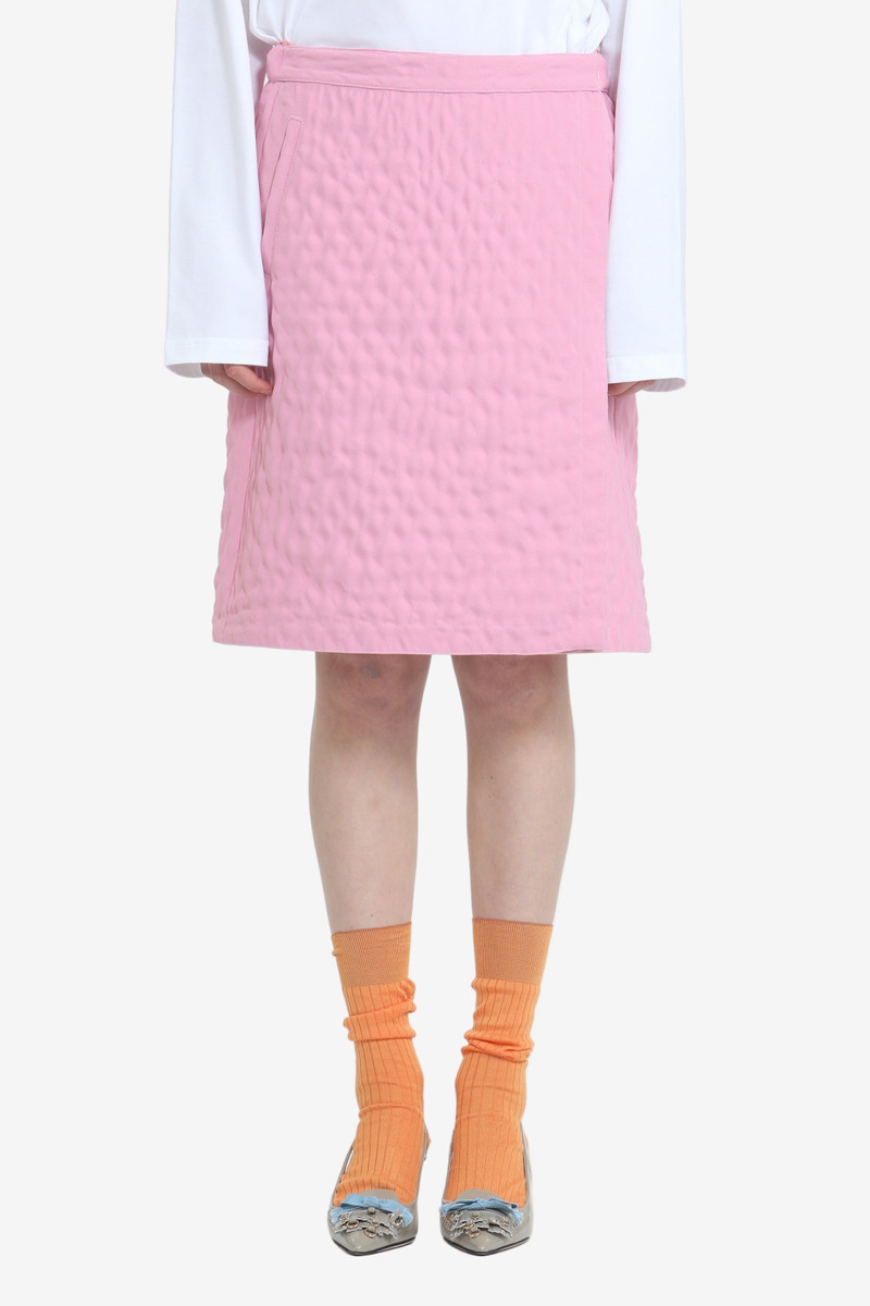 ABOVE-THE-KNEE WRAP SKIRT 1