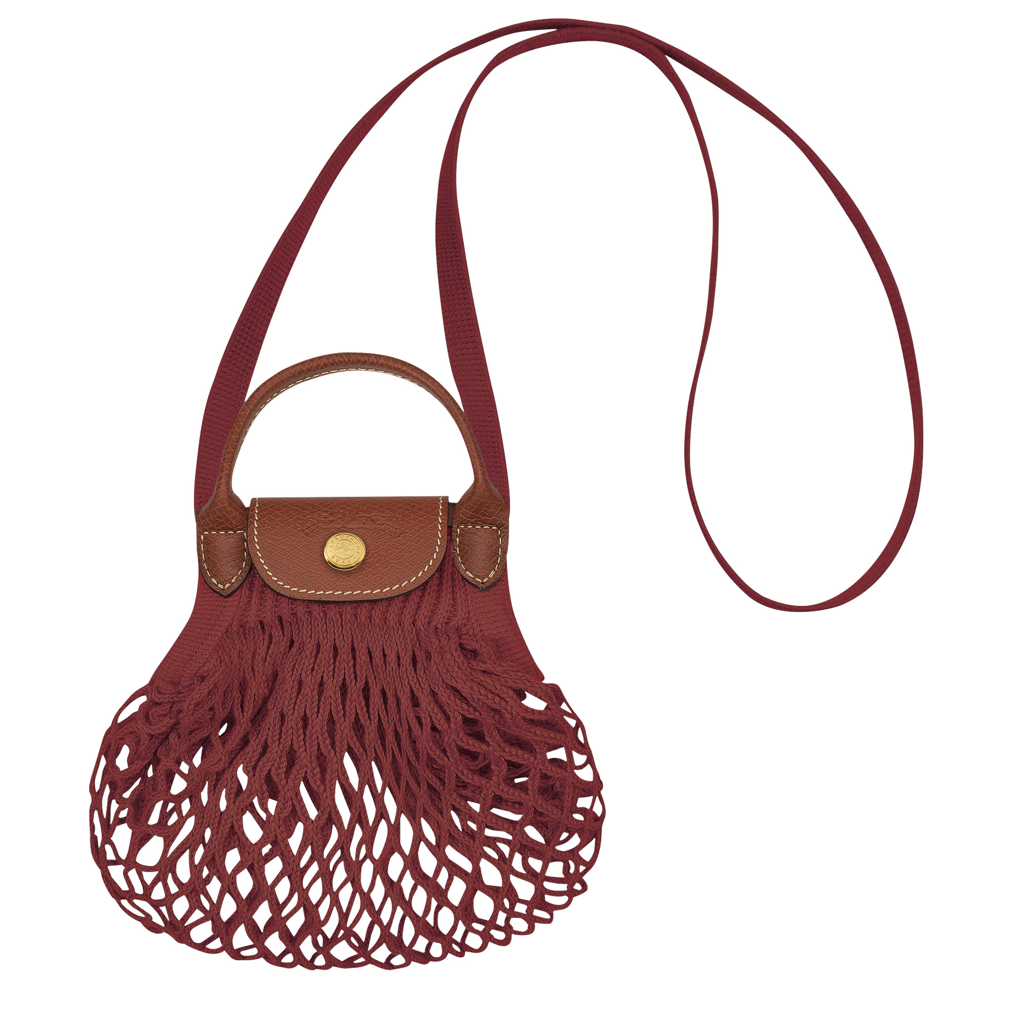 Le Pliage Filet XS Mesh bag Mahogany - Canvas - 1