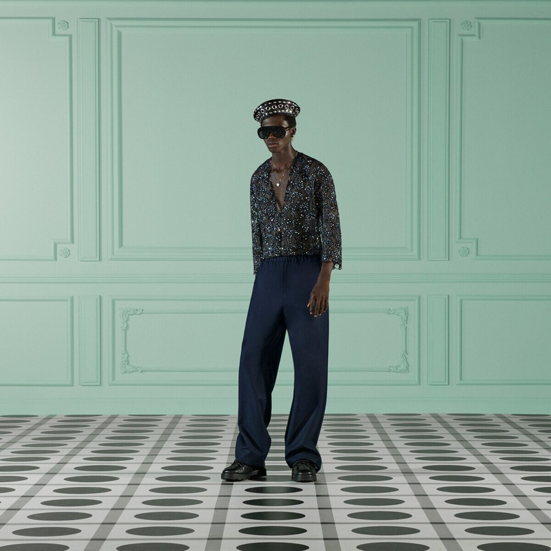 GUCCI Wide flannel pant outlook