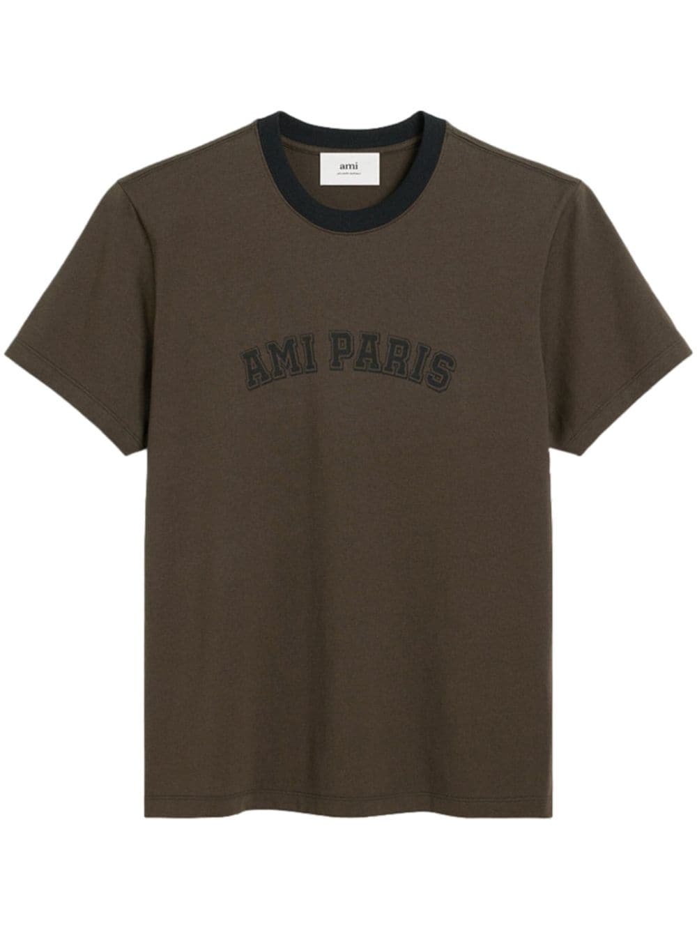 logo print organic cotton t-shirt - 1