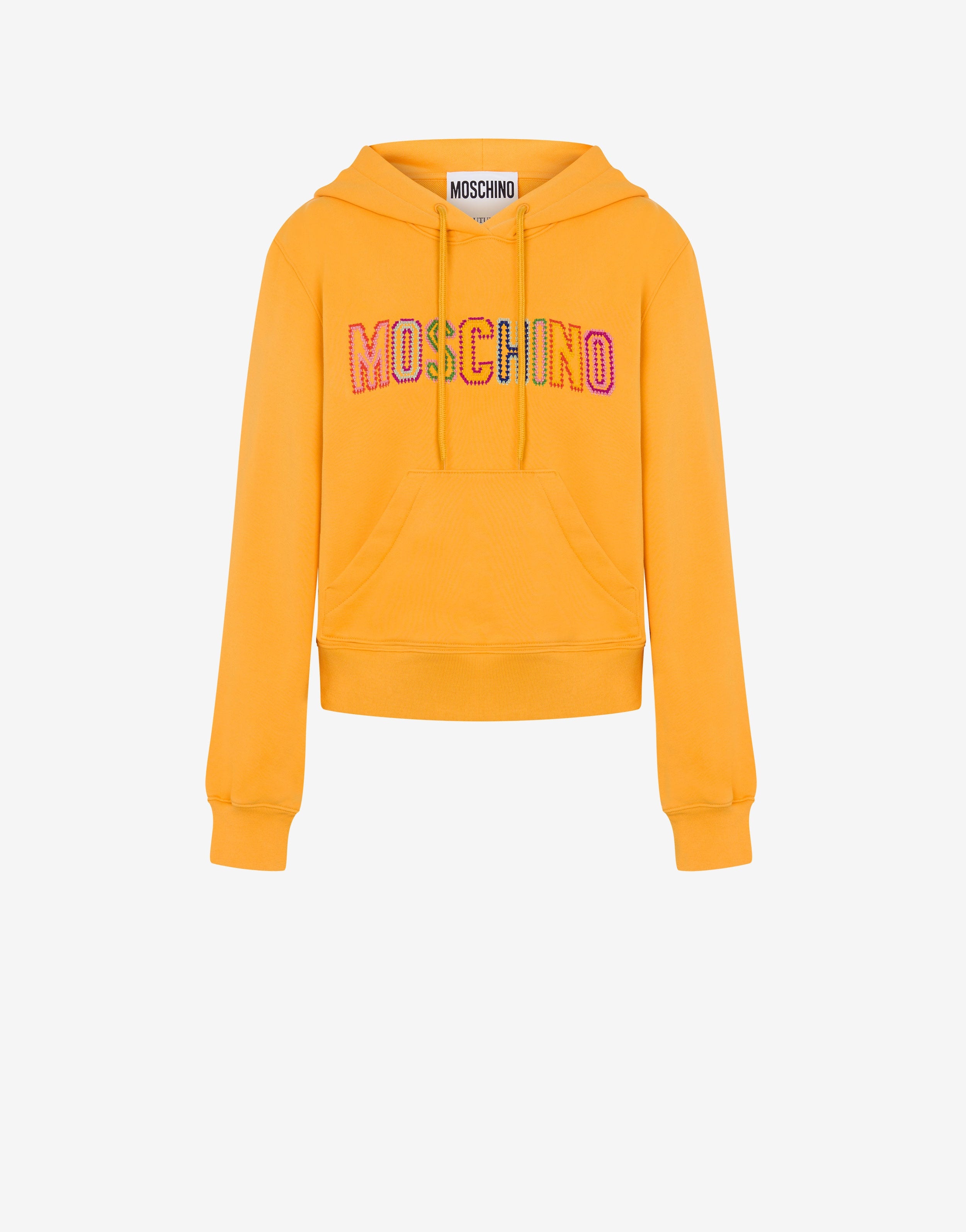 CROCHET LOGO ORGANIC COTTON HOODIE - 1